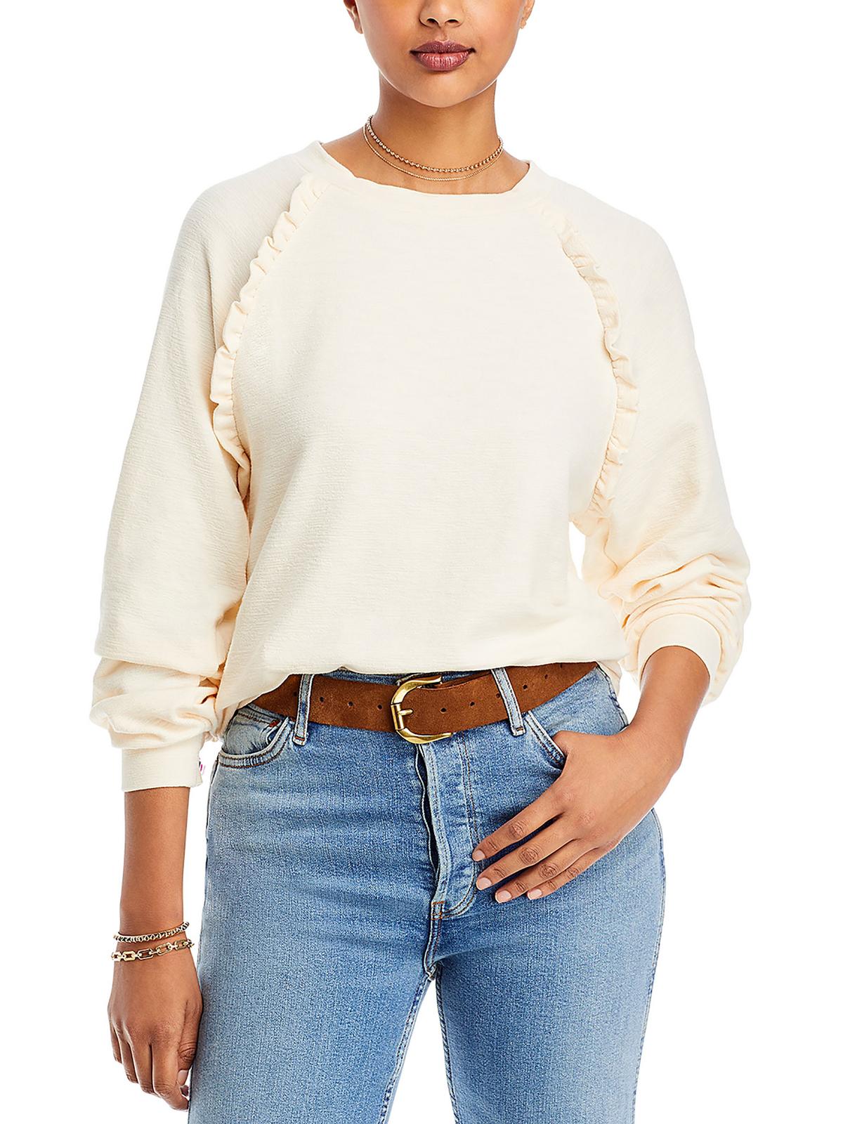 

Женский объемный свитер-топ Slub Oversize Cupio, цвет whisper white