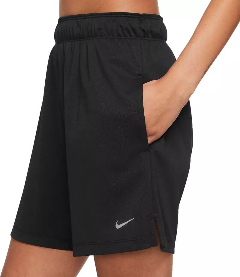 Женские шорты для фитнеса Nike Attack Dri-FIT со средней посадкой, 5 дюймов, без подкладки, черный — фото 3