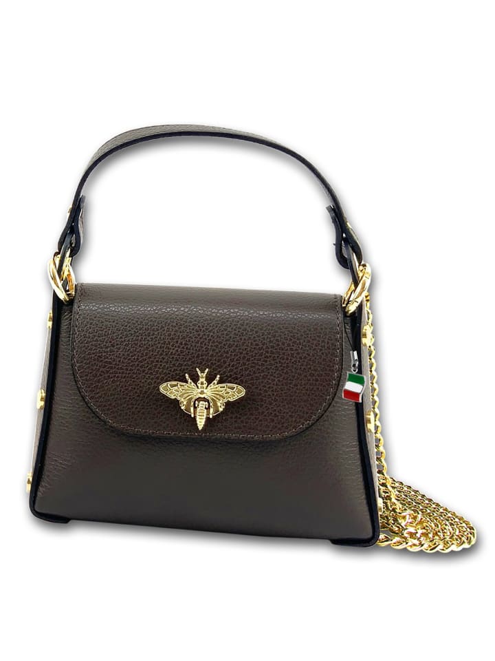 

Кожаная сумка через плечо Florence, темно-коричневая, примерно 19 см Florence