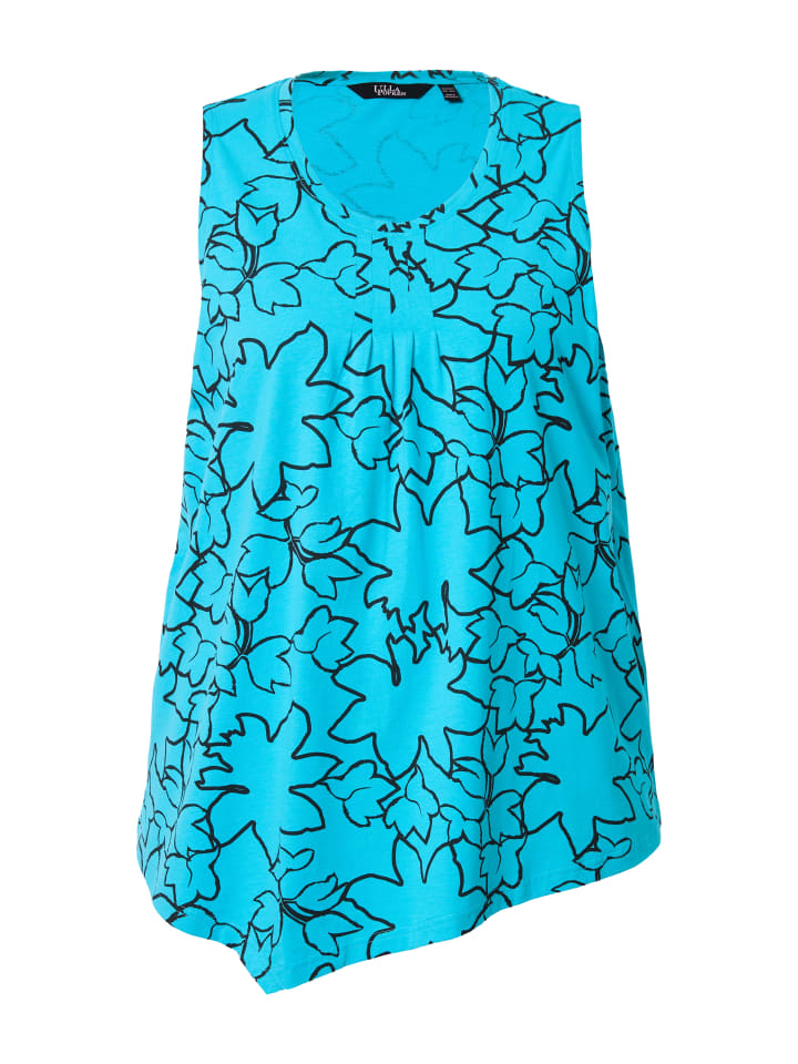 

Футболка Ulla Popken, цвет tiefes aqua