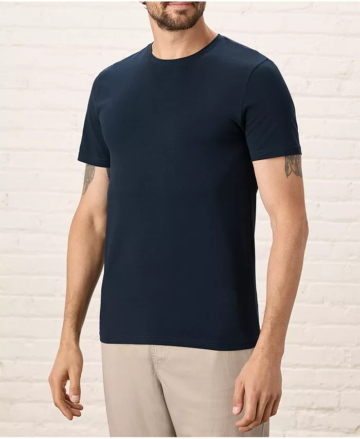 

Мужская футболка из органического хлопка Luxe Stretch Jersey Slim с круглым вырезом Pact, синий