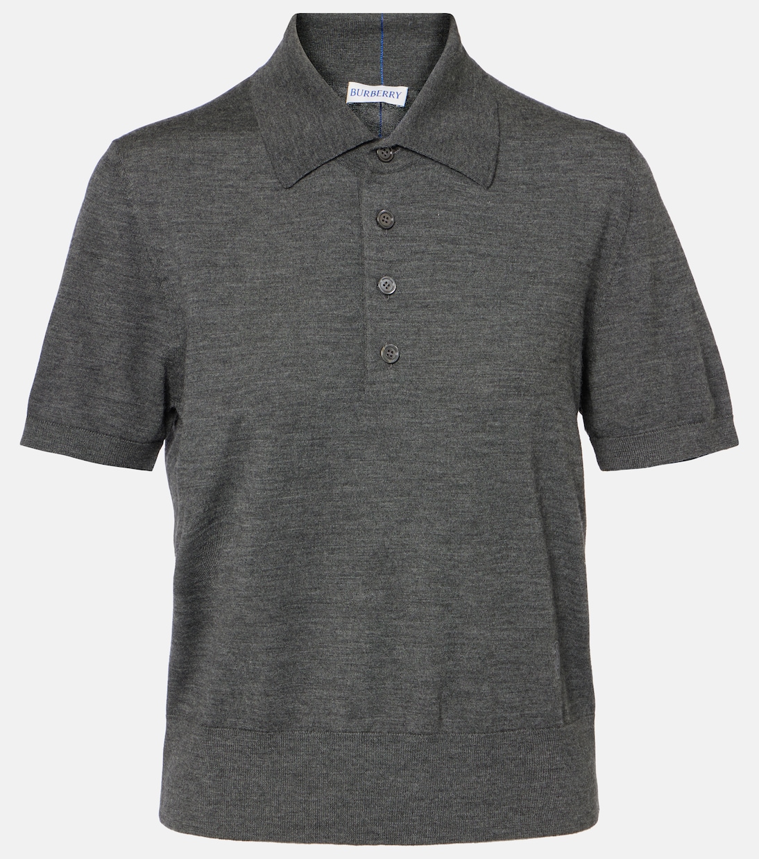 

Шерстяная рубашка-поло Burberry, Mid Grey