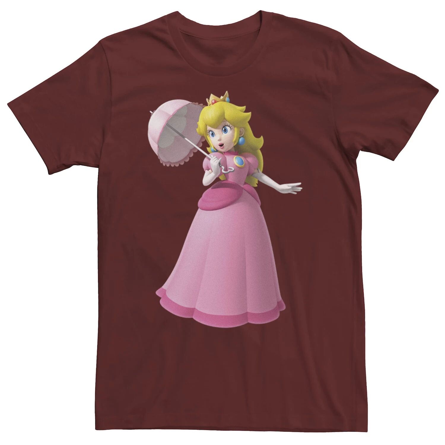 

Мужская футболка Nintendo Princess с персиковым портретом Licensed Character