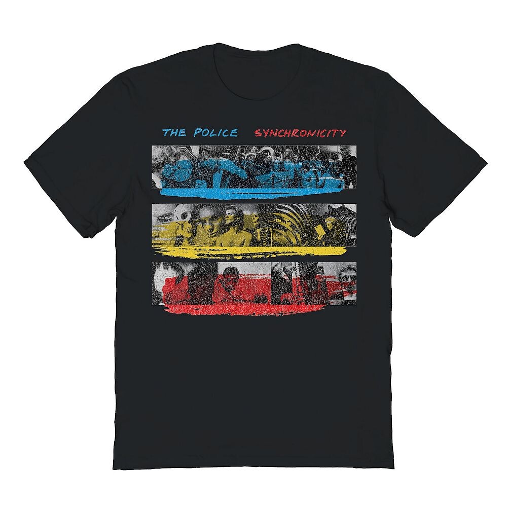 

Мужская футболка с рисунком Synchronicity Tour Licensed Character, черный