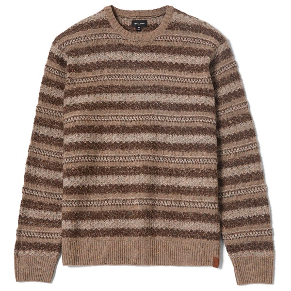 

Полуночный свитер-крюк - свитер Brixton, Multi Neutral Stripe