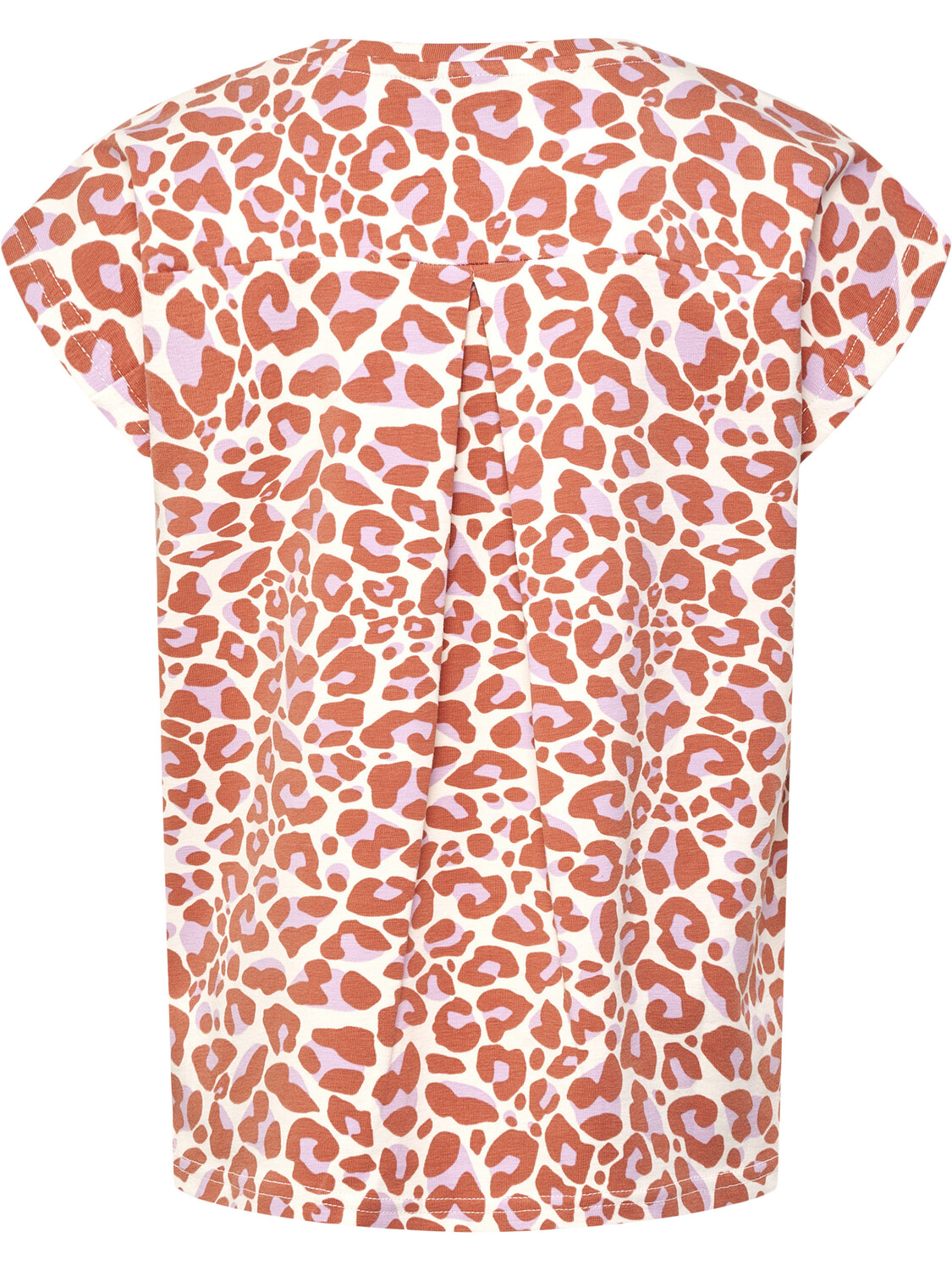 Футболка Hummel S/S Hmljumpy Aop S/S, цвет COPPER BROWN — фото 2