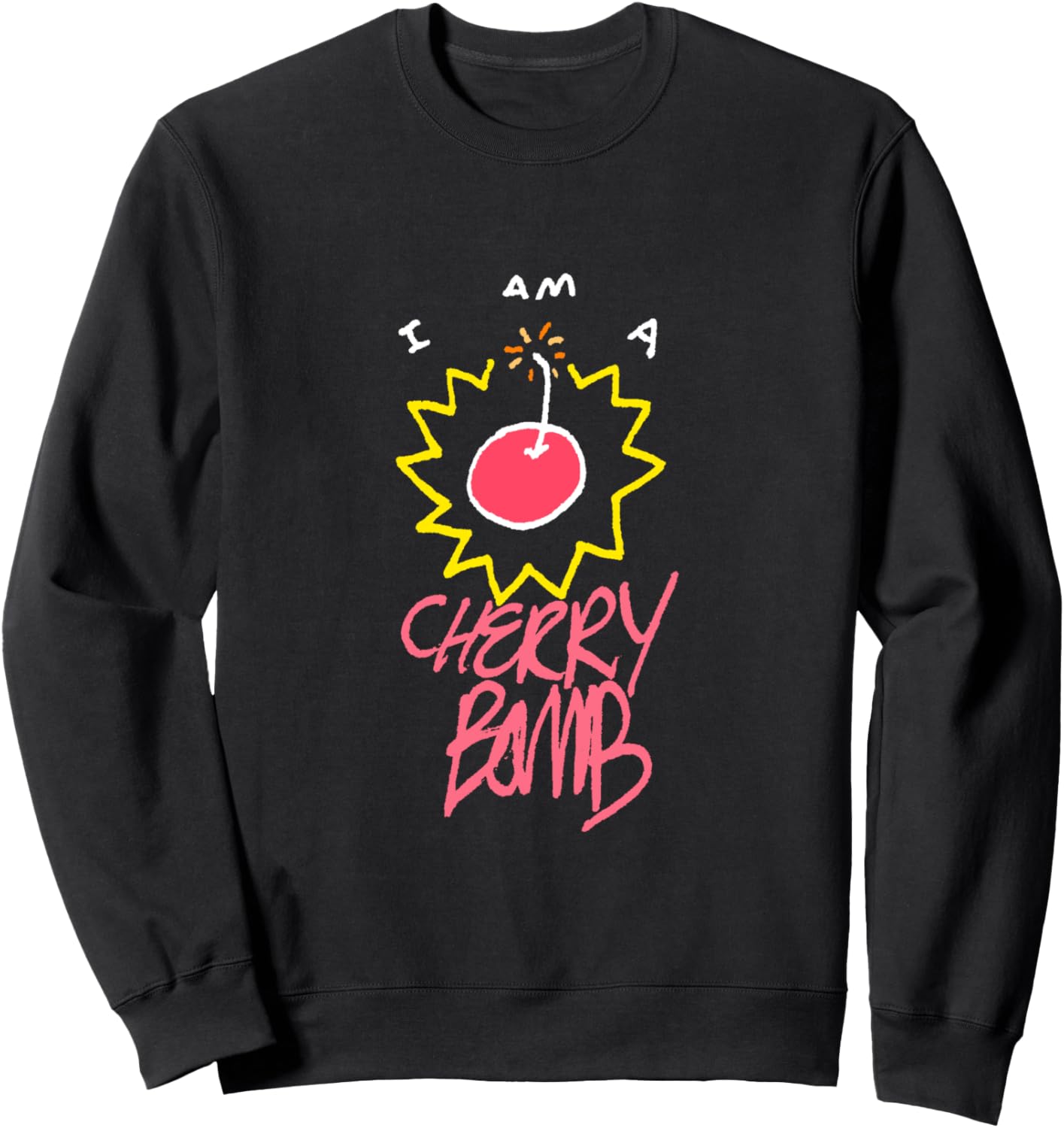 

Толстовка I Am A Cherry Bomb Fun Party Rebel Artsy Punk Rock And Roll, черная Cherry Bomb Apparel, Черный, Толстовка I Am A Cherry Bomb Fun Party Rebel Artsy Punk Rock And Roll, черная Cherry Bomb Apparel