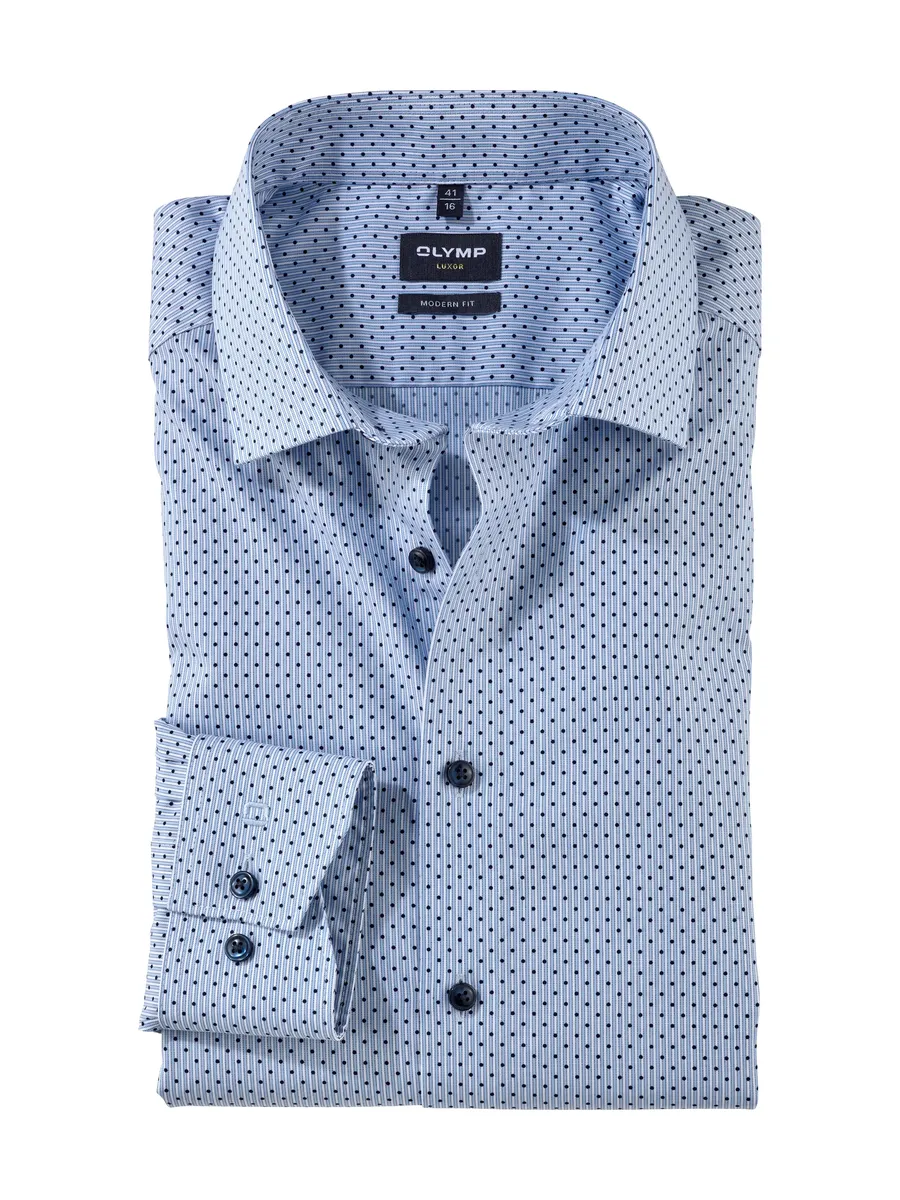 

Деловая рубашка OLYMP "Luxor Modern Fit", синий