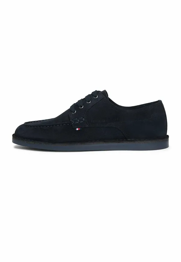 Повседневные туфли дерби из замши на шнуровке Tommy Hilfiger, Navy Blue