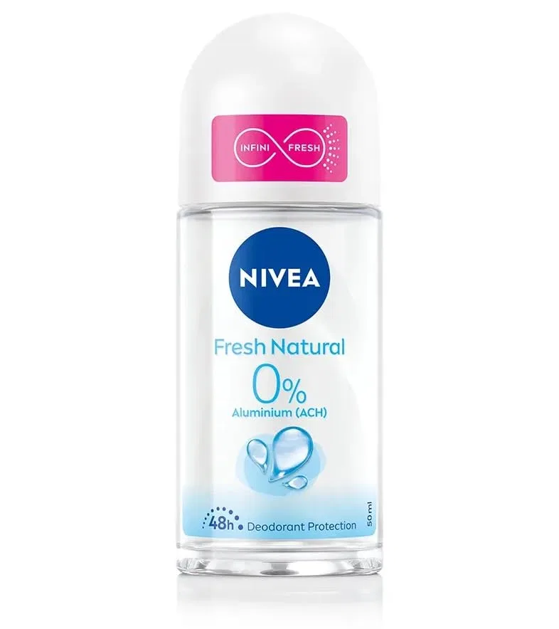Женский дезодорант-ролик «Fresh Natural» от NIVEA с алюминием, 6 x 50 мл Nivea