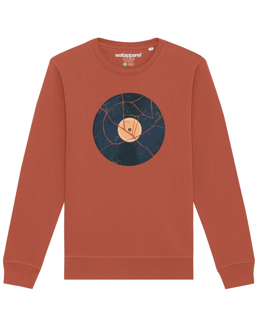 

Свитер Watapparel Sweatshirt Broken Vinyl, светло-коричневый