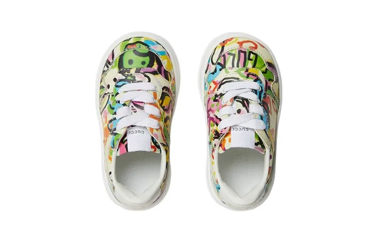 Кроссовки для малышей Gucci Low Top Multicolor — фото 4