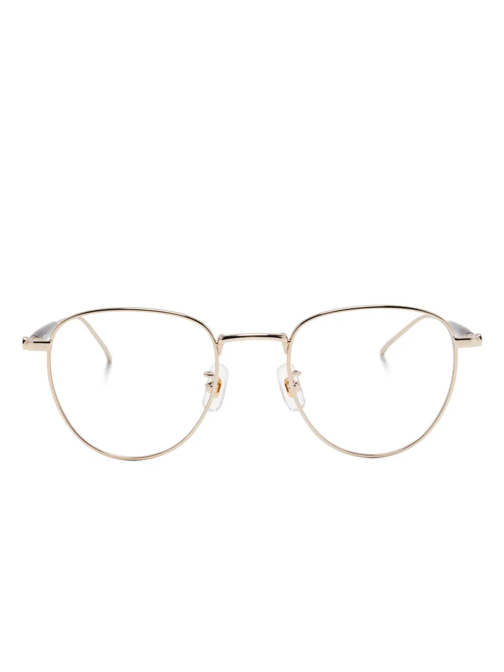 

Очки в овальной оправе Montblanc, золотистый