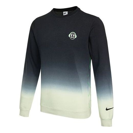 

Толстовка Men's Nike Logo Gradient Printing Round Neck Black, черный