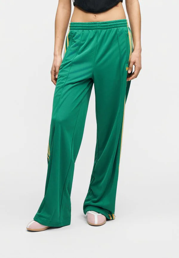 Свободные спортивные штаны firebird Adidas Originals, Bold Green/Yellow/Off White — фото 4