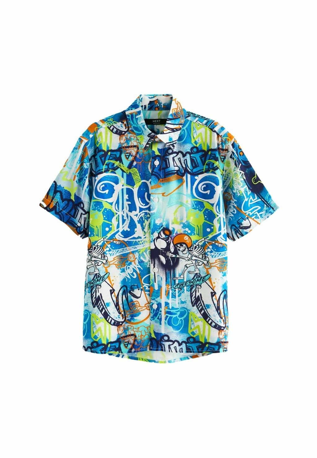 

Рубашка SHORT SLEEVE, REGULAR FIT Next, синий