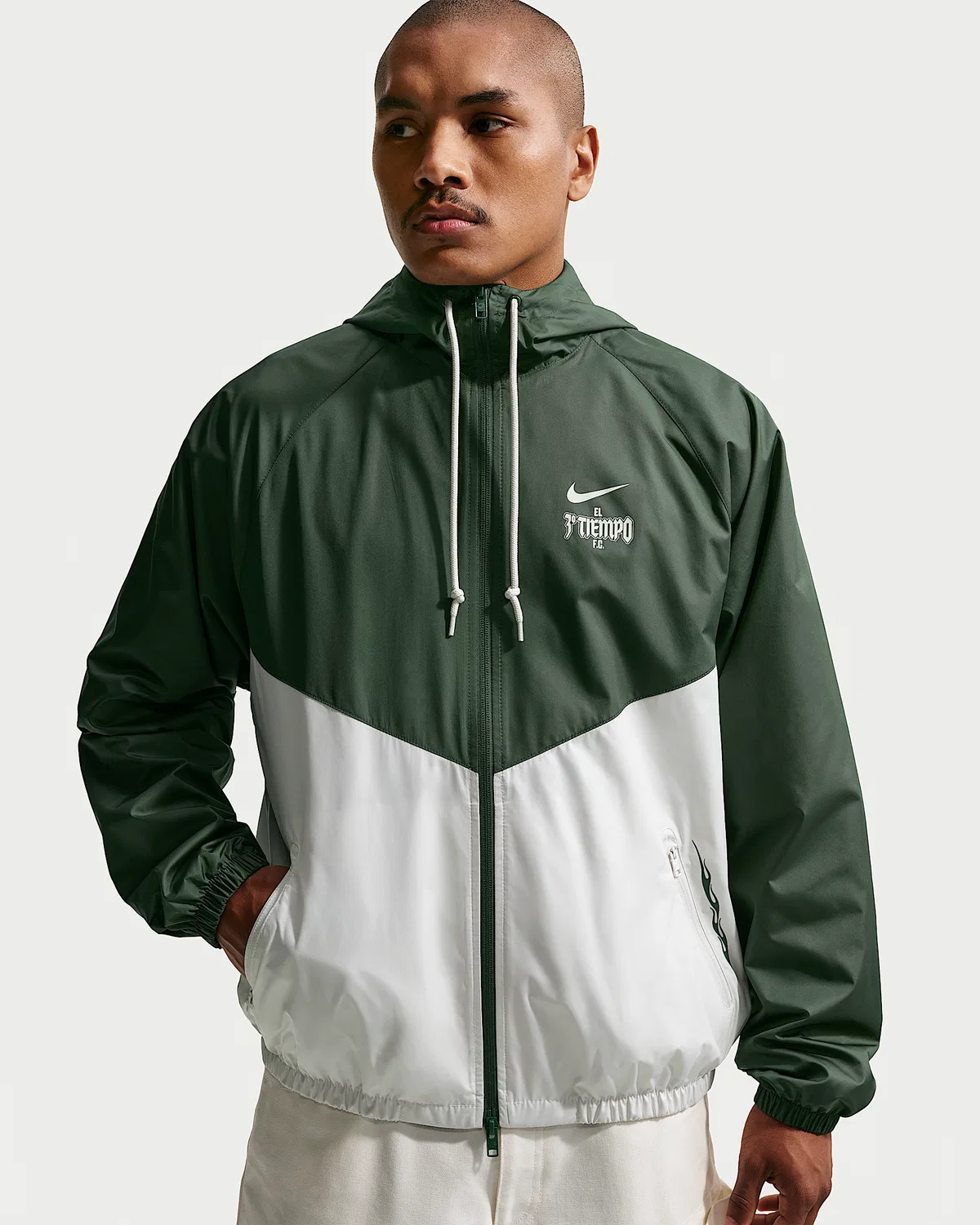 Мужская утепленная куртка Nike Windrunner, Fir/Phantom/Phantom — фото 2