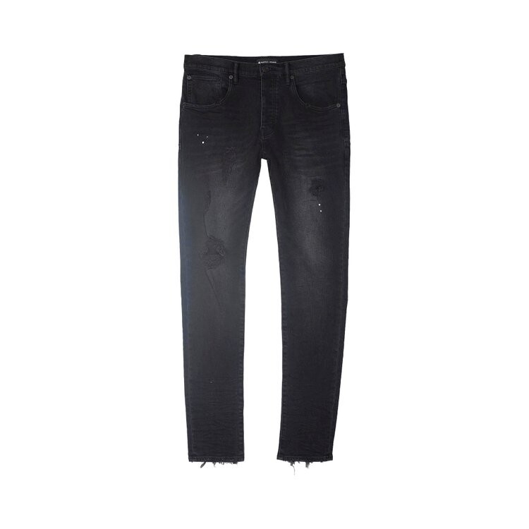 

Джинсы PURPLE BRAND Resin Repair Mid Rise Slim Jean, черный