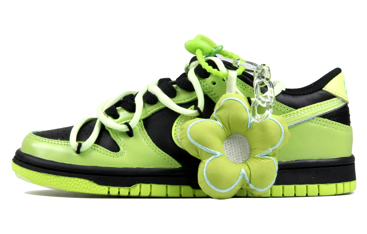 

Женские туфли для скейтбординга Nike Dunk, Black/Green