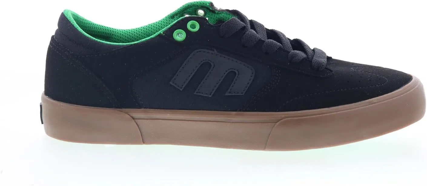 Мужские низкие кроссовки для BMX и скейтбординга Etnies Windrow Vulc X Dig, Black Green Rubber — фото 2