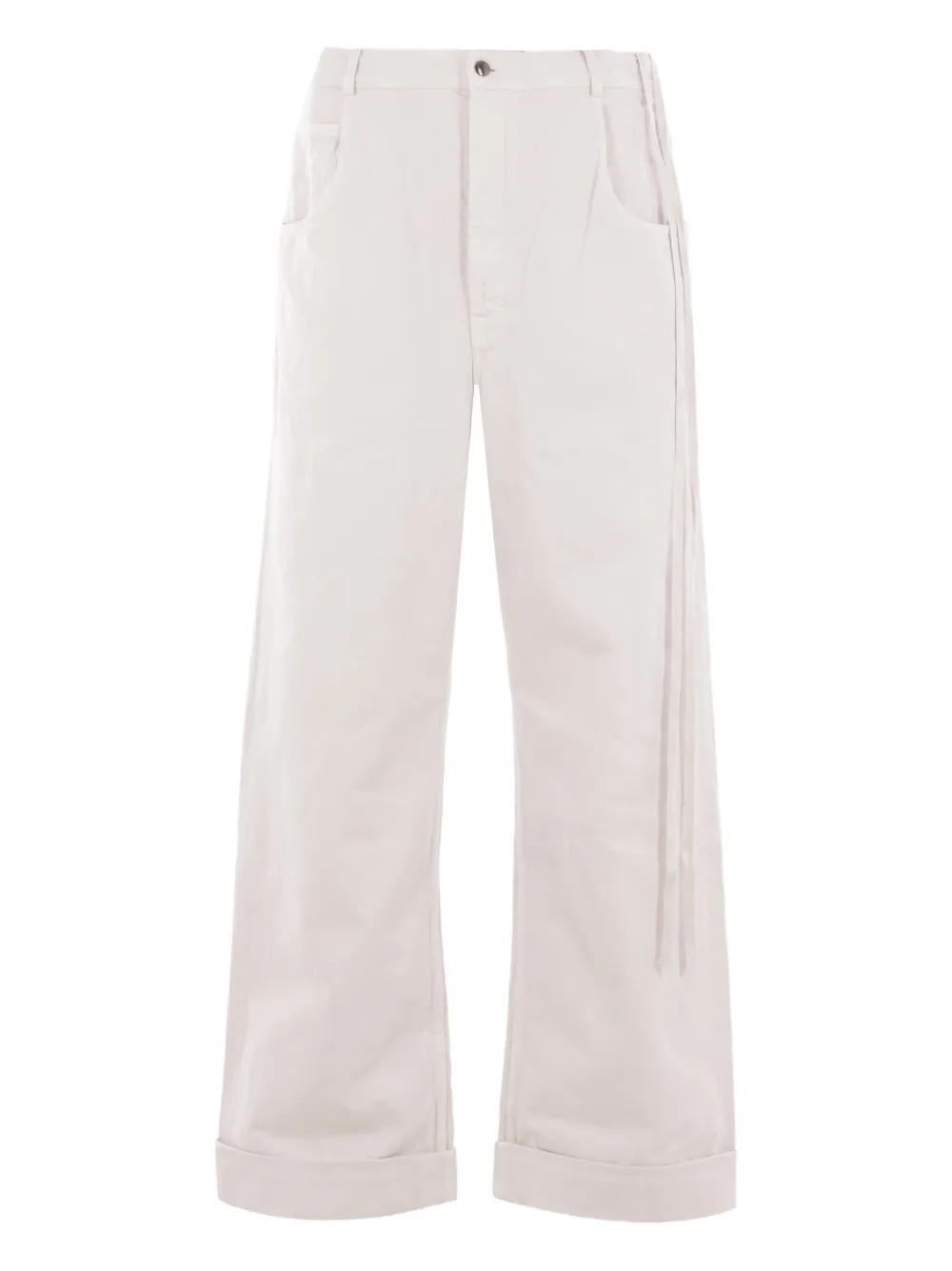 

Джинсы с завязками Ann Demeulemeester, бежевый