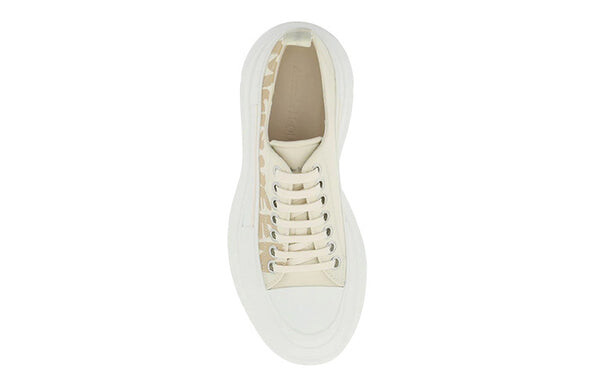 Кроссовки tread slick low lace up graffiti shoes 'yellow white' Alexander Mcqueen, желтый — фото 3