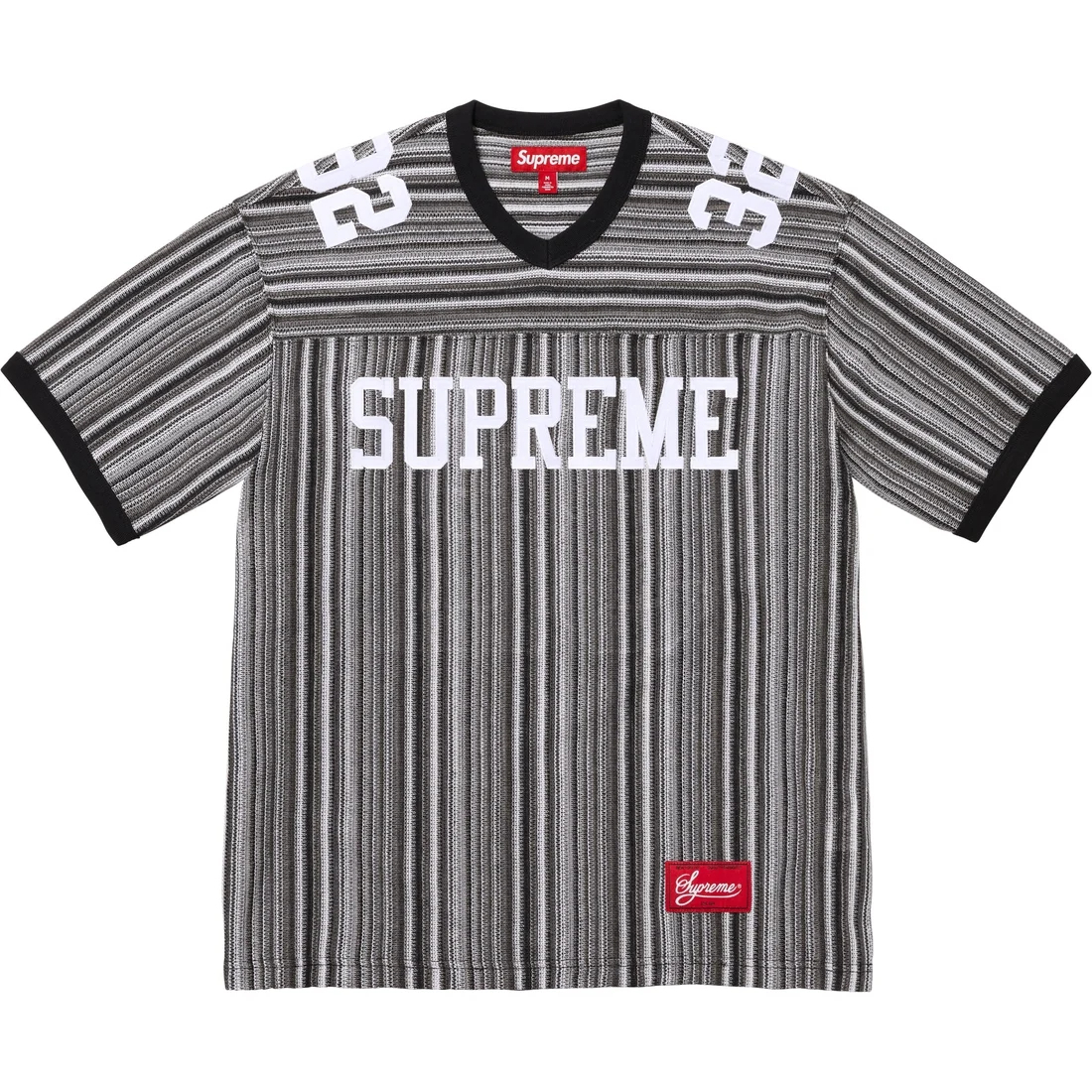 Футболка Open Knit Football Top Supreme, черный — фото 3