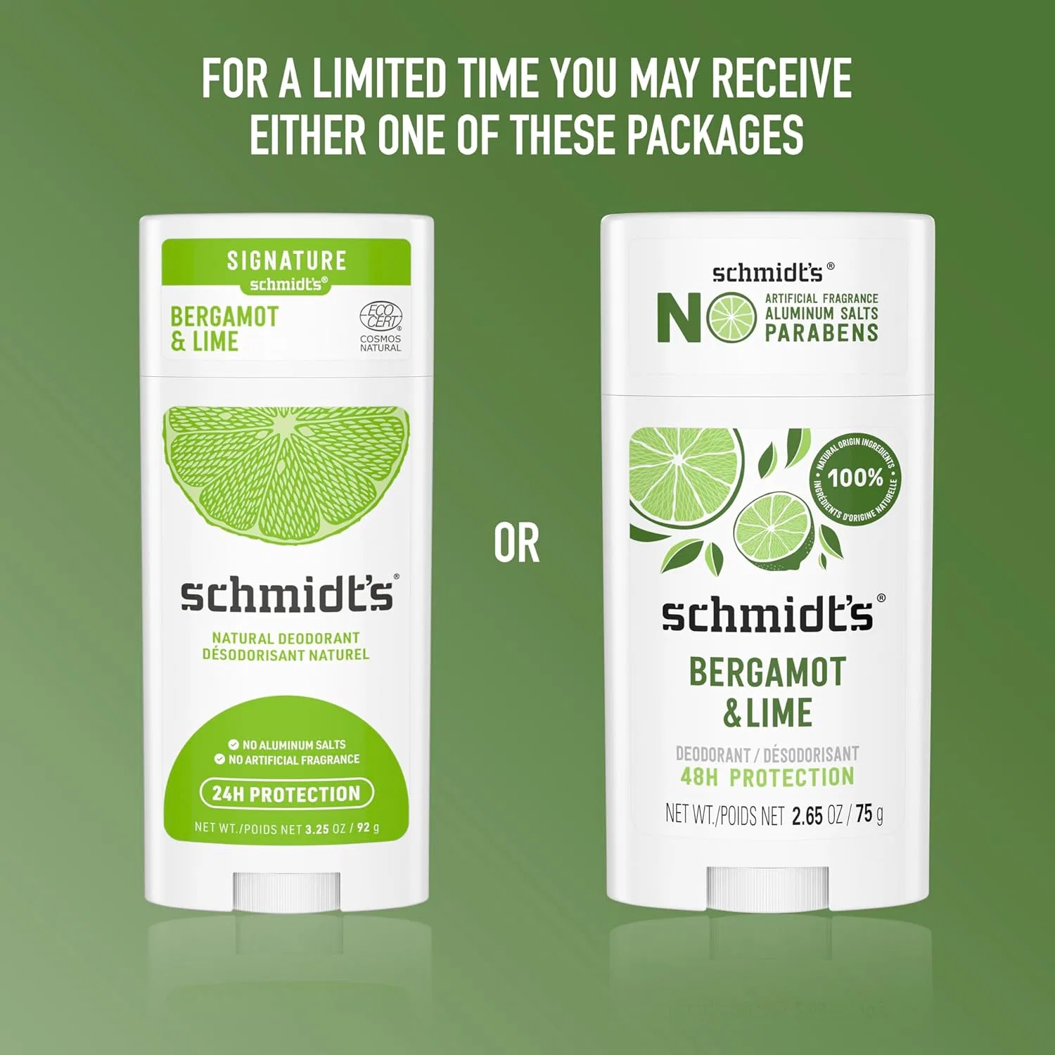 Натуральный дезодорант «Bergamot & Lime» от Schmidt's Schmidt'S — фото 4