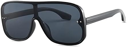 

Модные цельные солнцезащитные очки для женщин, большие круглые солнцезащитные очки для мужчин, красные зеркальные очки с защитой от УФ-излучения UV400 в винтажном стиле MTZJH, C1