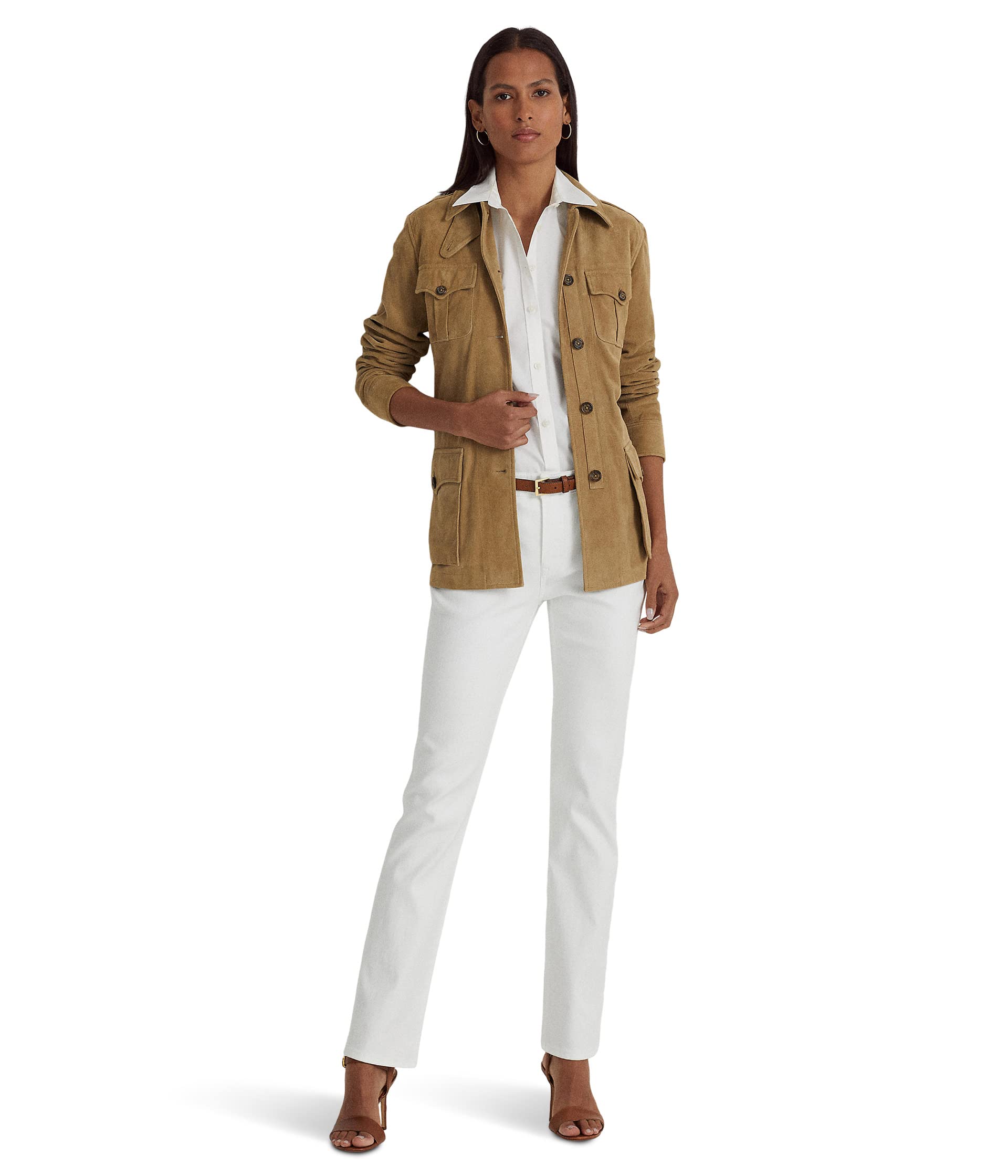 

Джинсы Lauren Ralph Lauren Slimming Premier Straight Jean, белый