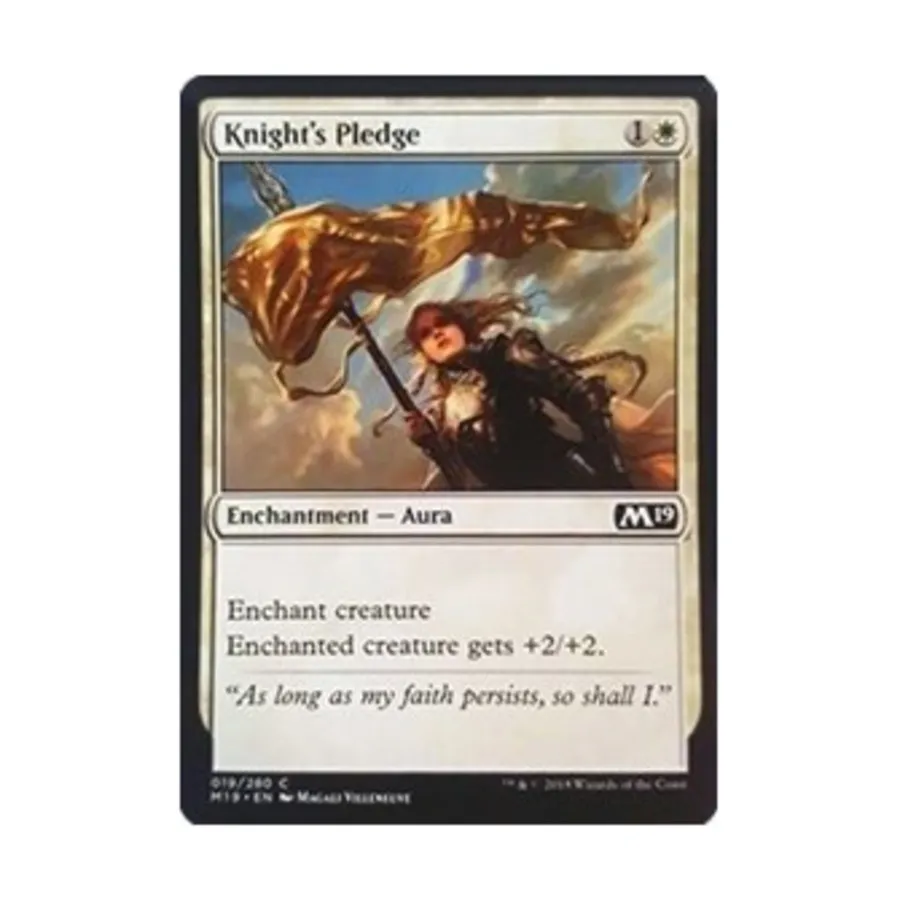 

CCG Клятва рыцаря (клавиша C), MTG - Core Set 2019