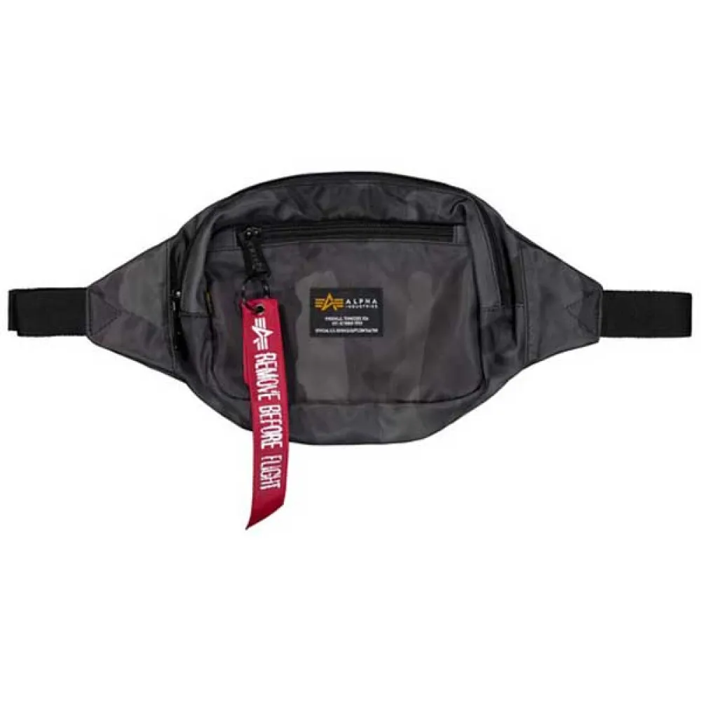

Поясная сумка Alpha Industries Crew Waist Camo, черный