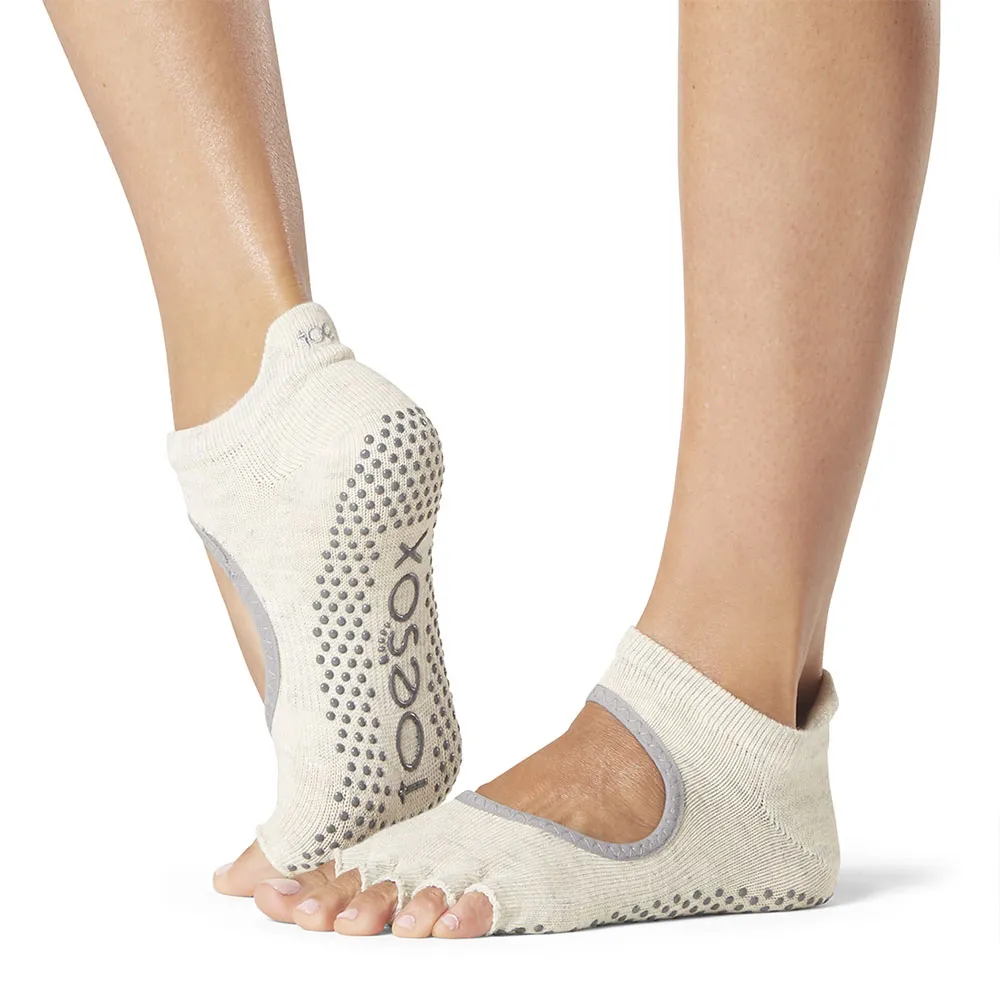 

Носки Toesox Grip Heel&Toe Bellarina short, бежевый