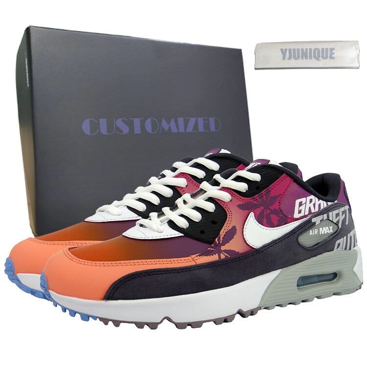 

Кроссовки Nike Air Max 90 Lifestyle Shoes Unisex Low-top Orange, фуксия, Розовый, Кроссовки Nike Air Max 90 Lifestyle Shoes Unisex Low-top Orange, фуксия