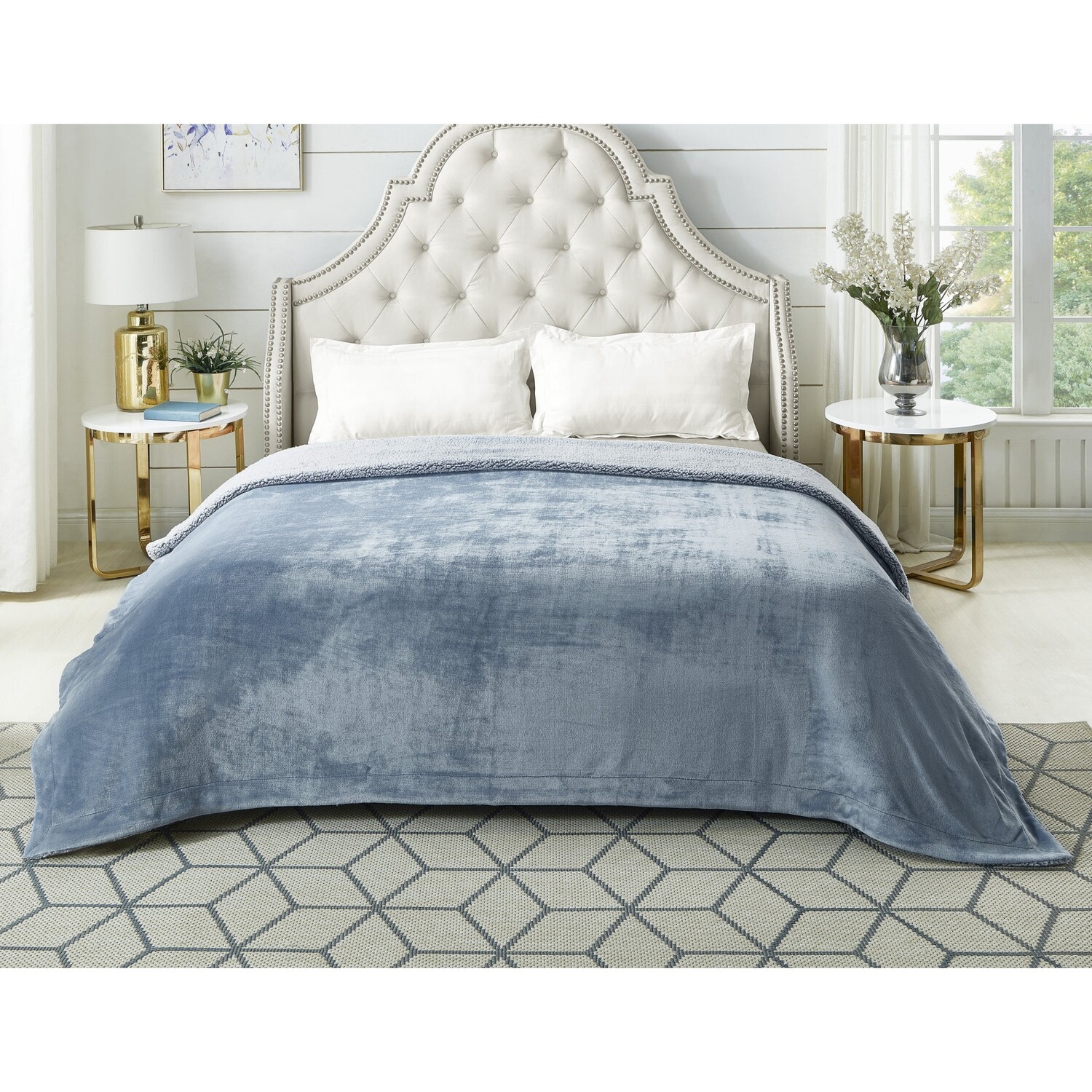 

Плед Cosy Tyme Saleem Cozy Tyme, цвет Light Blue