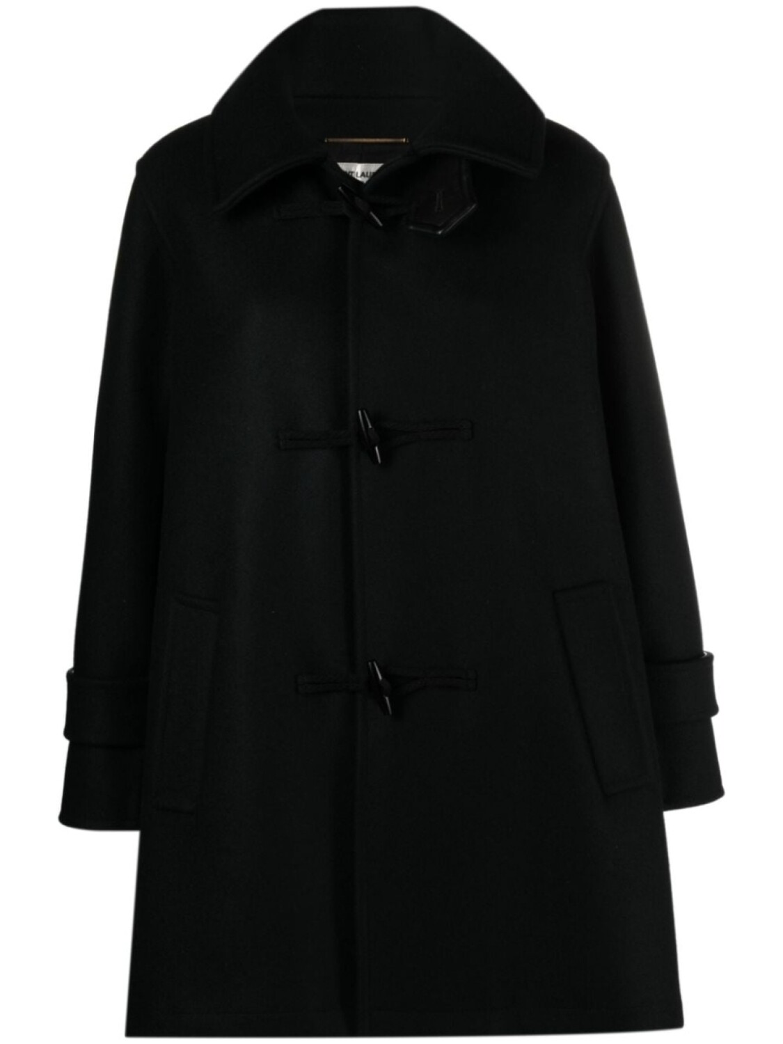 

Saint Laurent короткий дафлкот, черный