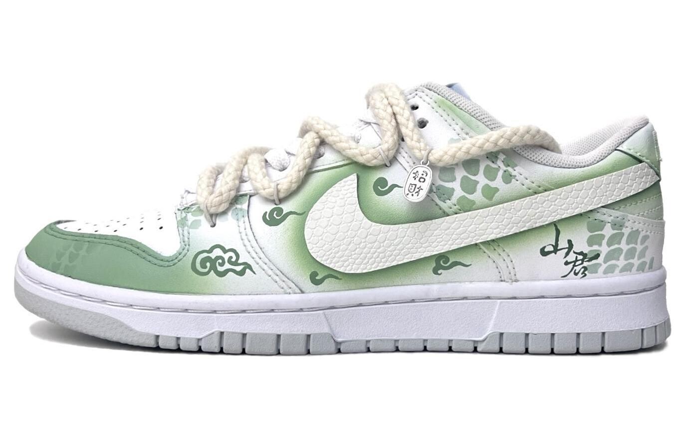 

Кроссовки Nike Dunk Skateboarding Shoes Men Low-top Green, зеленый