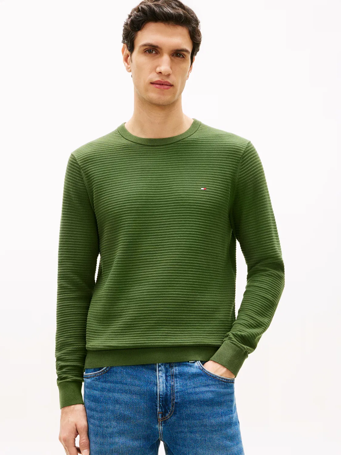 Свитер Tommy Hilfiger Seasonal в цвете Apple — фото 2