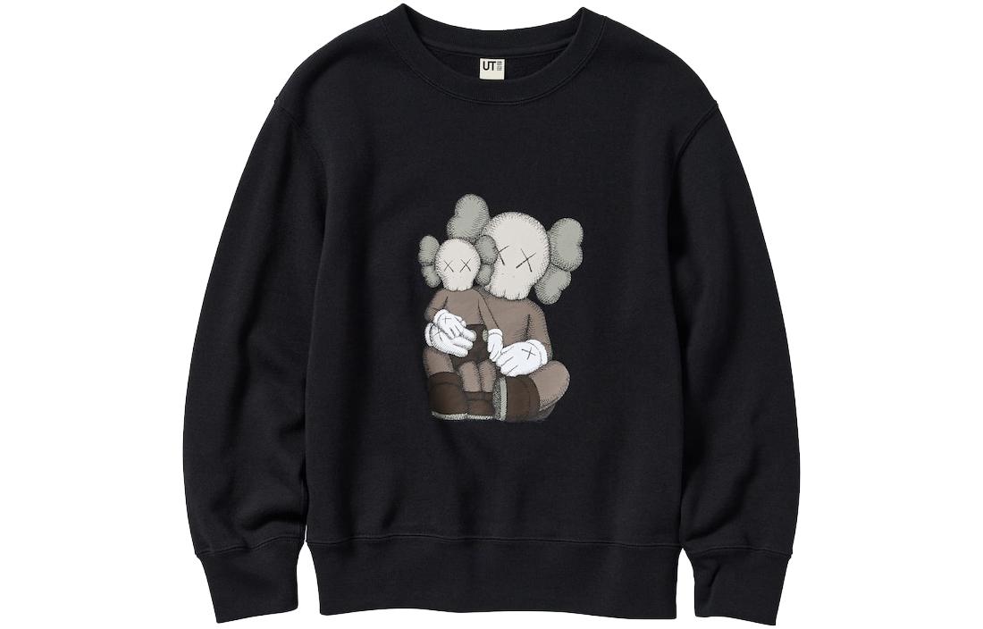 

Детская толстовка с рисунком KAWS UT Uniqlo, черный