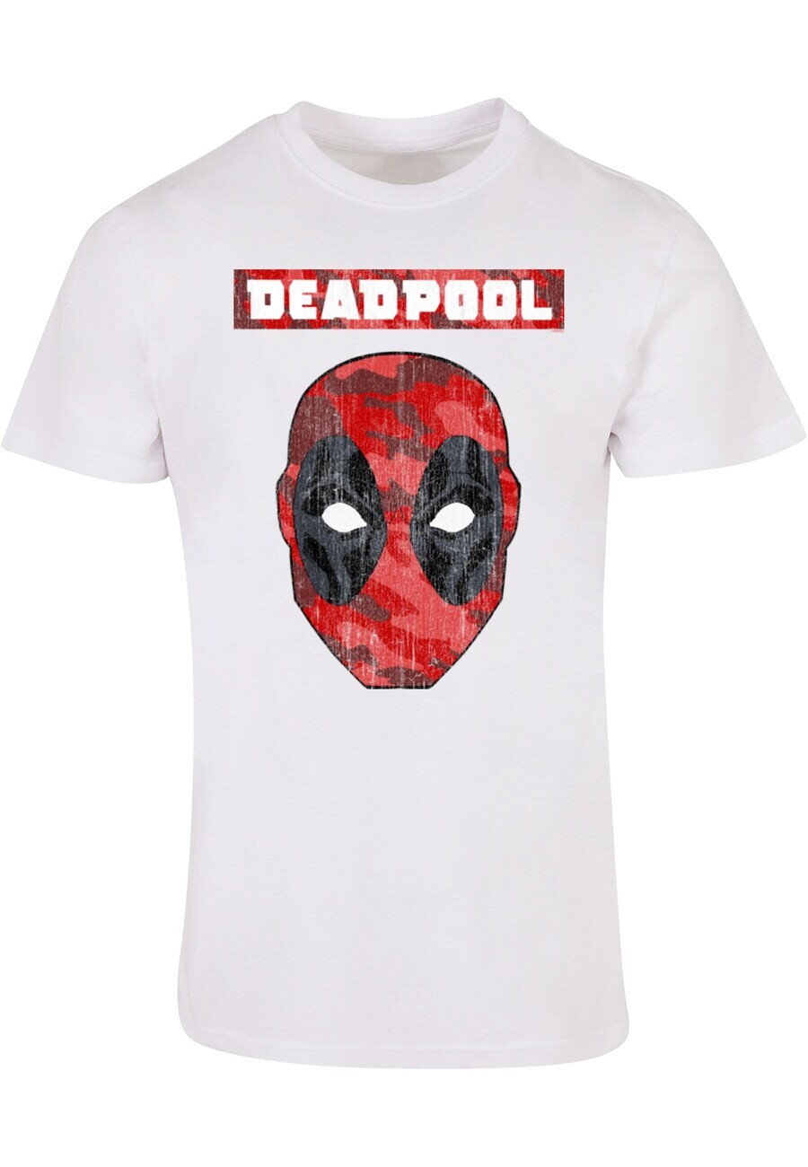 

Классическая футболка ABSOLUTE CULT Shirt Deadpool - Camo Head, белый