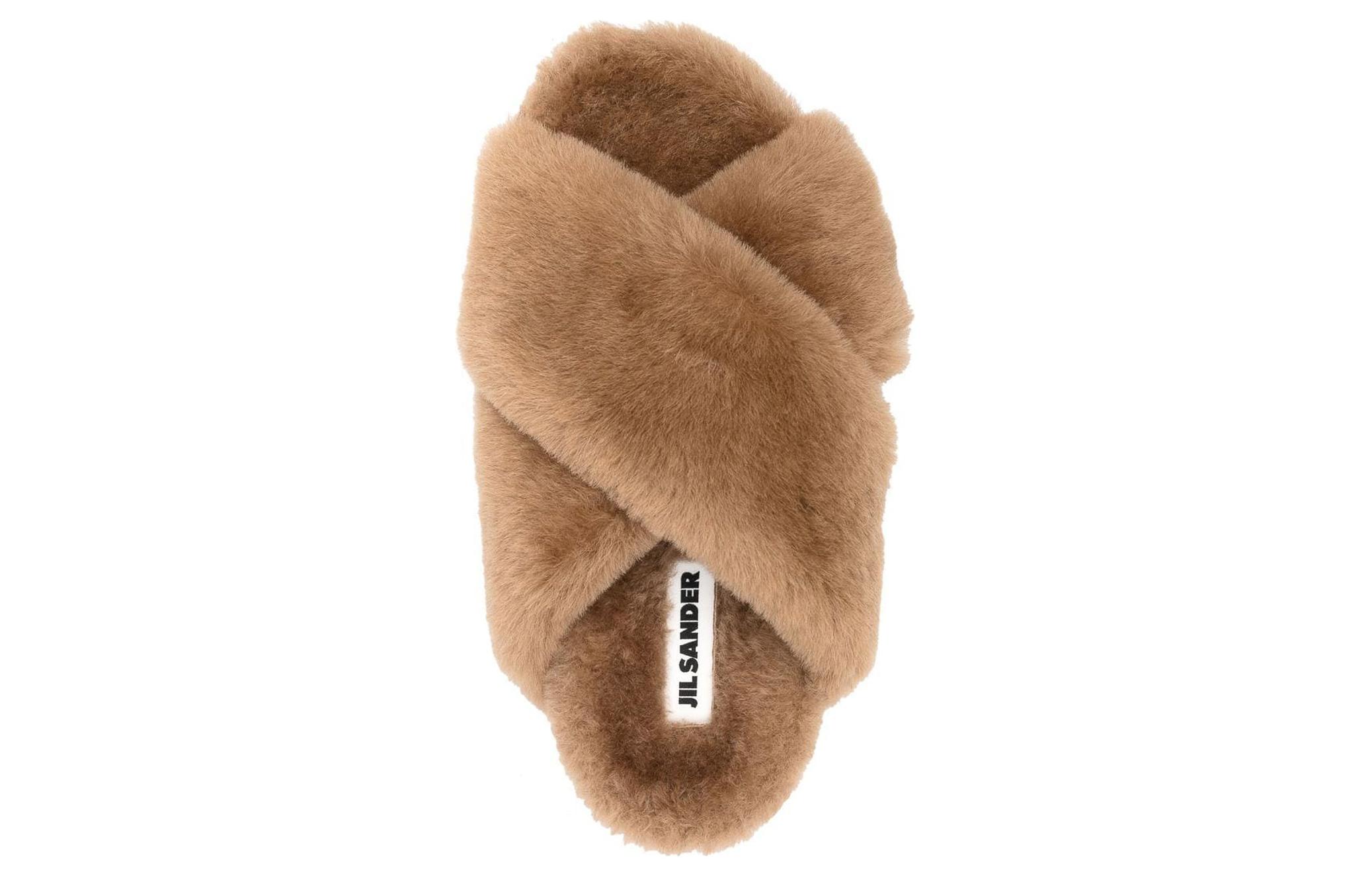 Стильные сандалии женские коричневые JIL SANDER — фото 3