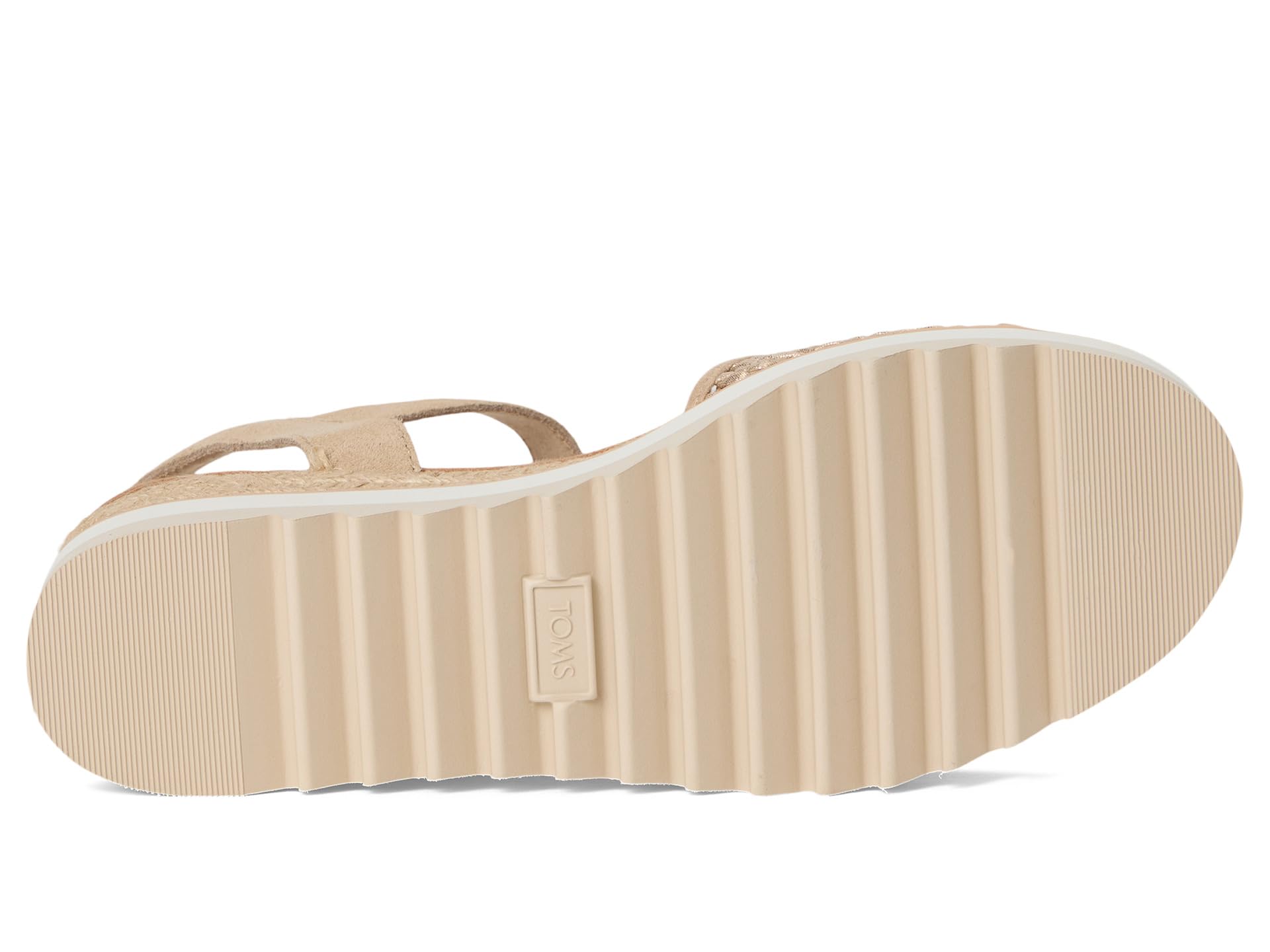 Сандалии TOMS Diana Sandal, цвет Champagne Metallic — фото 3