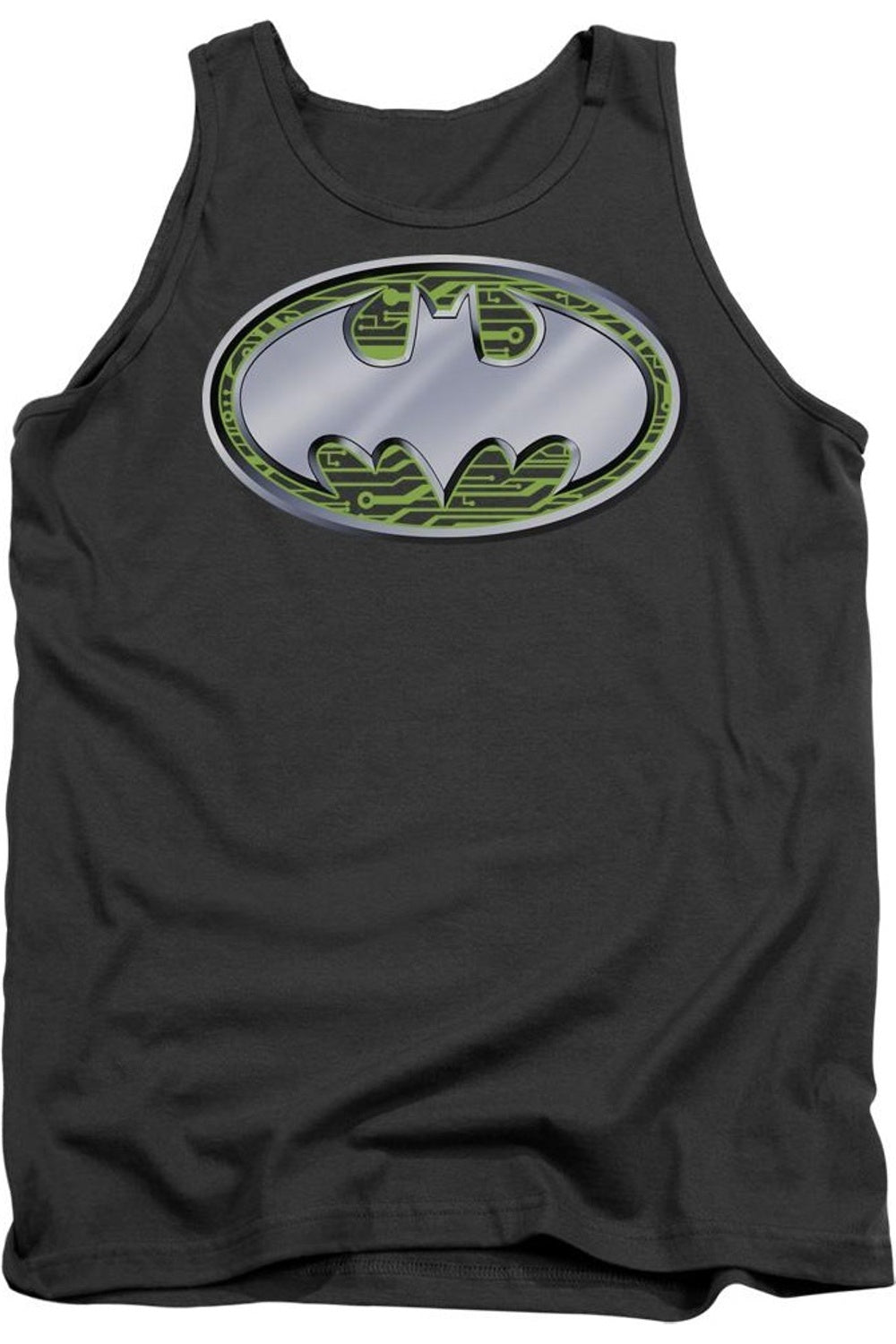 

Майка для взрослых с логотипом Batman Circuits Gildan, цвет charcoal
