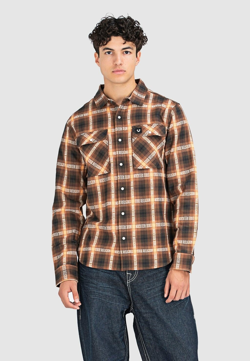 

Рубашка True Religion, коричневый