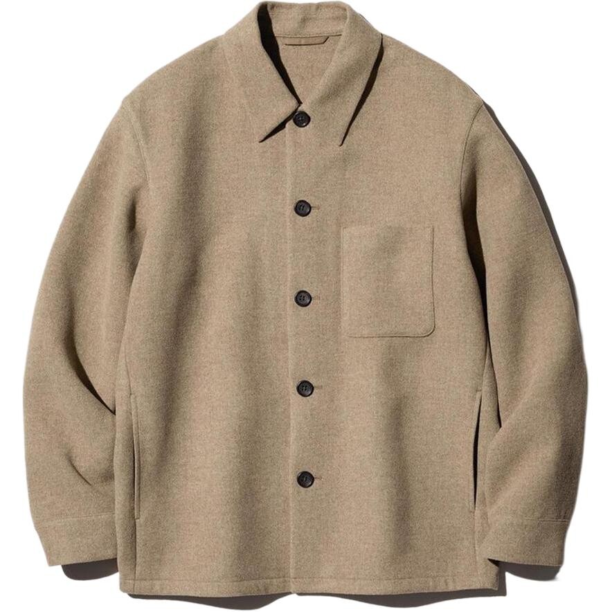 

Дубль Куртка унисекс темно-бежевый Uniqlo, темно-бежевый