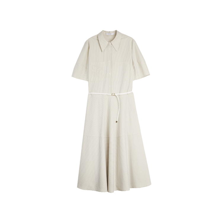 

Женское платье с коротким рукавом ELLE, stripes