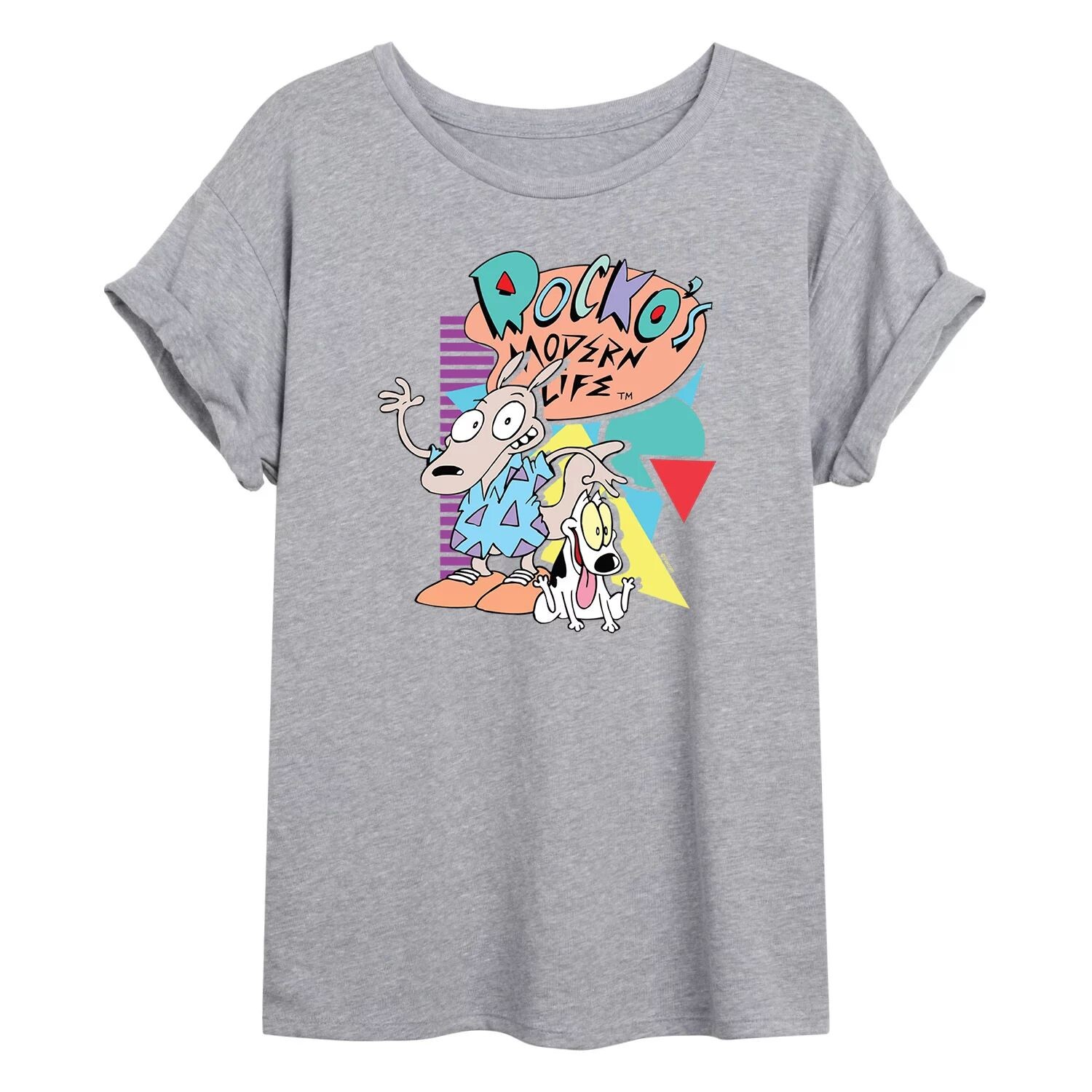 

Большая футболка с рисунком Rocko's Modern Life Pose для юниоров Licensed Character