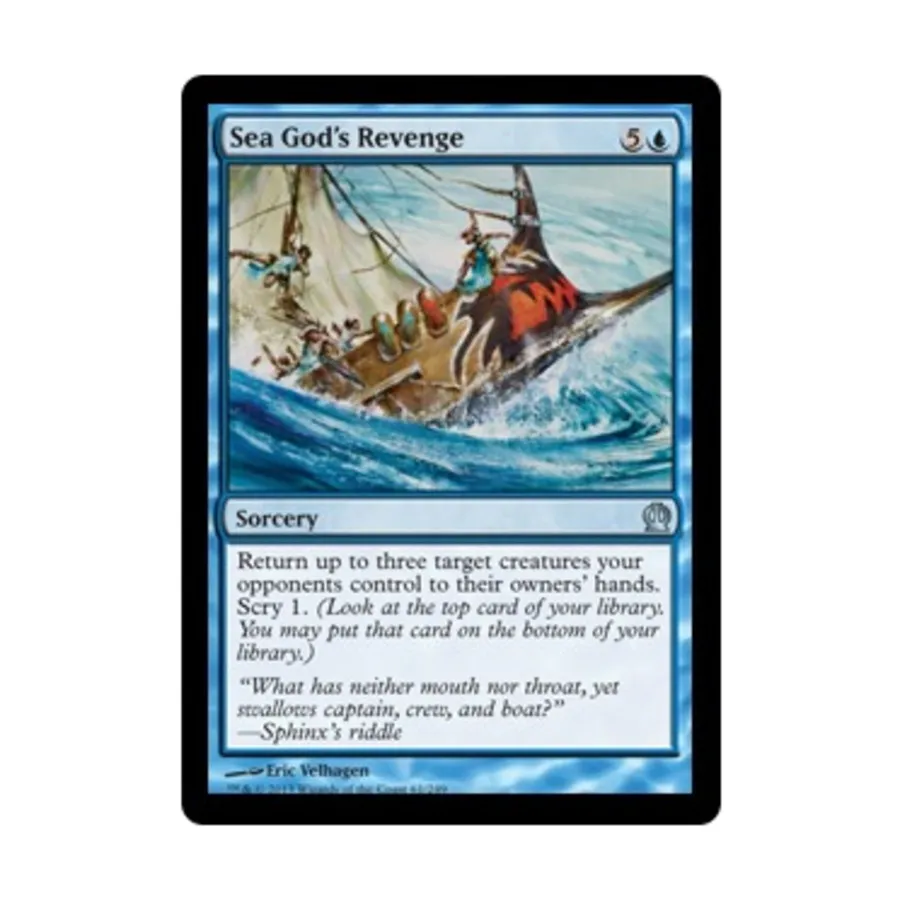 

CCG Месть морского бога (U), MTG - Theros