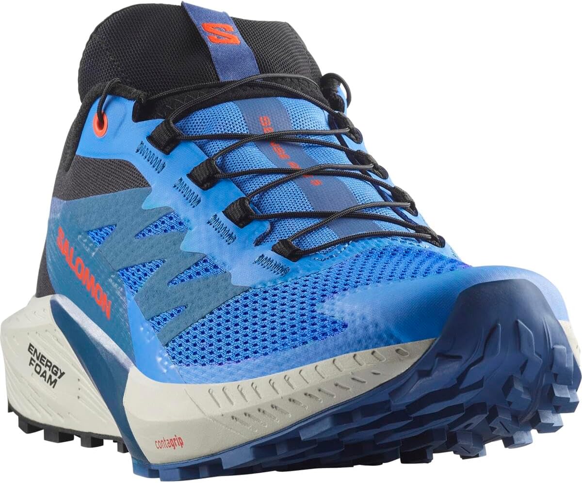 Кроссовки для трейлраннинга Salomon Men’s Sense Ride 5, French Blue Black Dark Blue — фото 3