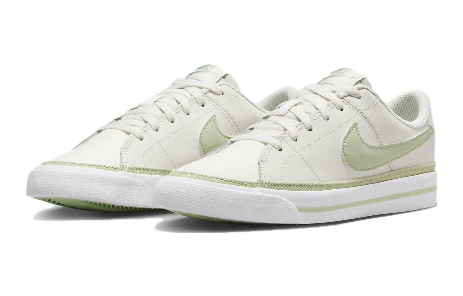 Кеды Court Legacy GS 'Honeydew' Nike, бежевый/зеленый — фото 3